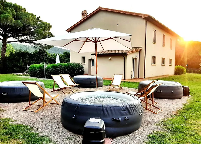 Sant Elmira - Relax With External Jacuzzi Farma Montescudaio